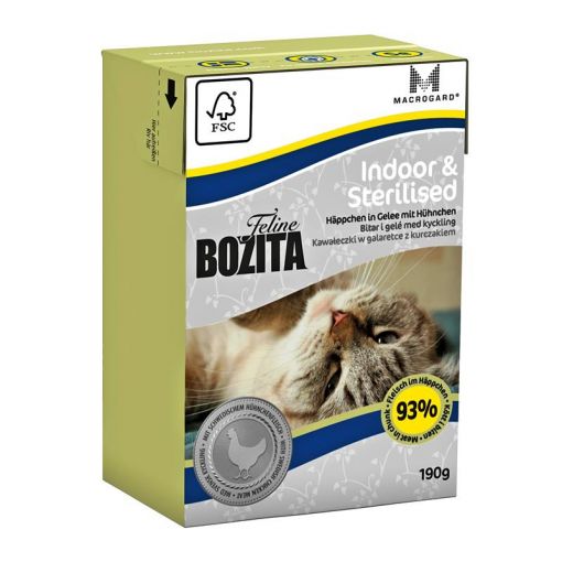 Bozita Cat Tetra Recard Indoor & Sterilised 190g (Menge: 16 je Bestelleinheit)