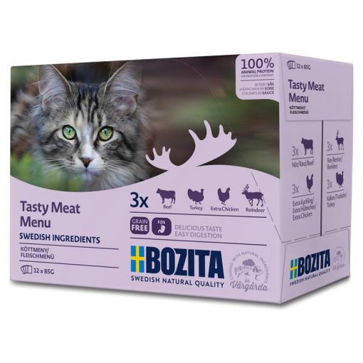 Bozita Cat Multibox Fleisch-Menü 12x85g